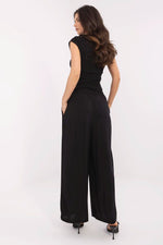 Damebukser Sublevel til dame fra MS StyleHaven; laget av Viskose; farge MarineblÃ¥; stÃ¸rrelse XL; med short ermer