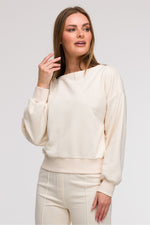 BeWear bluse med åpen rygg til dame fra MS StyleHaven, laget av Bomull; polyester, farge Fiolett, størrelse XL, med long ermer, perfekt til casual; dress