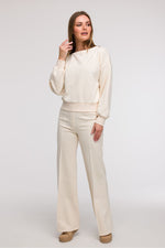 BeWear bluse med åpen rygg til dame fra MS StyleHaven, laget av Bomull; polyester, farge beige, størrelse s, med long ermer, perfekt til casual; dress