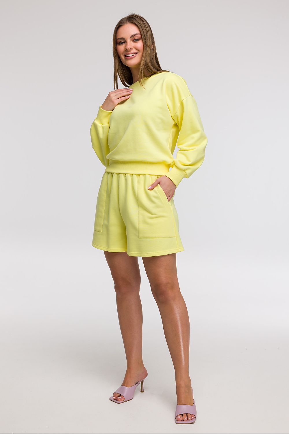 BeWear bluse med åpen rygg til dame fra MS StyleHaven, laget av Bomull; polyester, farge Rosa, størrelse M, med long ermer, perfekt til casual; dress