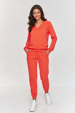 Sett Makadamia til dame fra MS StyleHaven, laget av Bomull; polyester, farge Rosa, størrelse 36, med long ermer, perfekt til dress