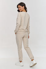 Sett Makadamia til dame fra MS StyleHaven, laget av Bomull; polyester, farge Rosa, størrelse 42, med long ermer, perfekt til dress