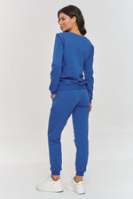Sett Makadamia til dame fra MS StyleHaven, laget av Bomull; polyester, farge beige, størrelse 38, med long ermer, perfekt til dress