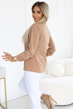 Business bluse til dame fra MS StyleHaven, laget av polyester, farge Svart 2, størrelse L, med long ermer, perfekt til casual; dress
