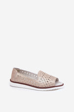 ballerina-sko Step in style til dame fra MS StyleHaven, laget av Bomull; polyester, farge Gul, størrelse 40, med 45720 ermer, perfekt til casual; dress