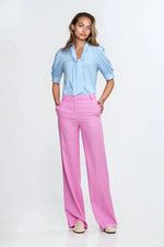 Bluse Nife til dame fra MS StyleHaven, laget av Viskose, farge Blå, størrelse 36, med 3-4; long ermer, perfekt til casual; dress