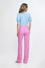 Bluse Nife til dame fra MS StyleHaven, laget av Viskose, farge Blå, størrelse 40, med 3-4; long ermer, perfekt til casual; dress