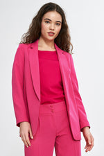 Jakke Nife til dame fra MS StyleHaven, laget av Viskose, farge Oransje, størrelse 42, med short ermer, perfekt til casual; dress