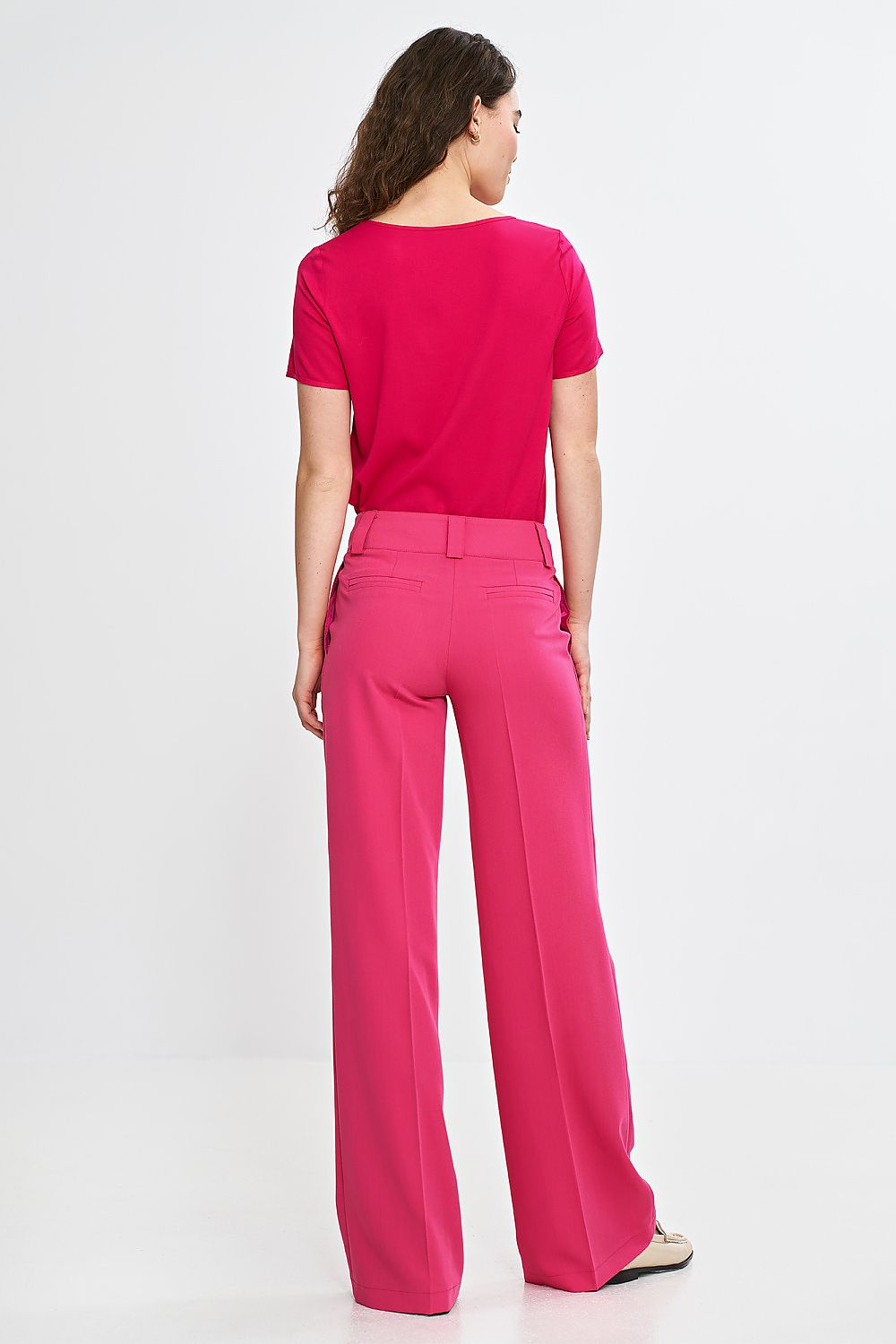 Bukser Nife til dame fra MS StyleHaven, laget av polyester; Viskose, farge Rosa 2, størrelse 40, med sleeveless ermer, perfekt til casual; dress