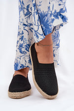 Espadrille Step in style til dame fra MS StyleHaven, laget av Bomull; polyester, farge beige, størrelse 39, med 45720 ermer, perfekt til casual; dress