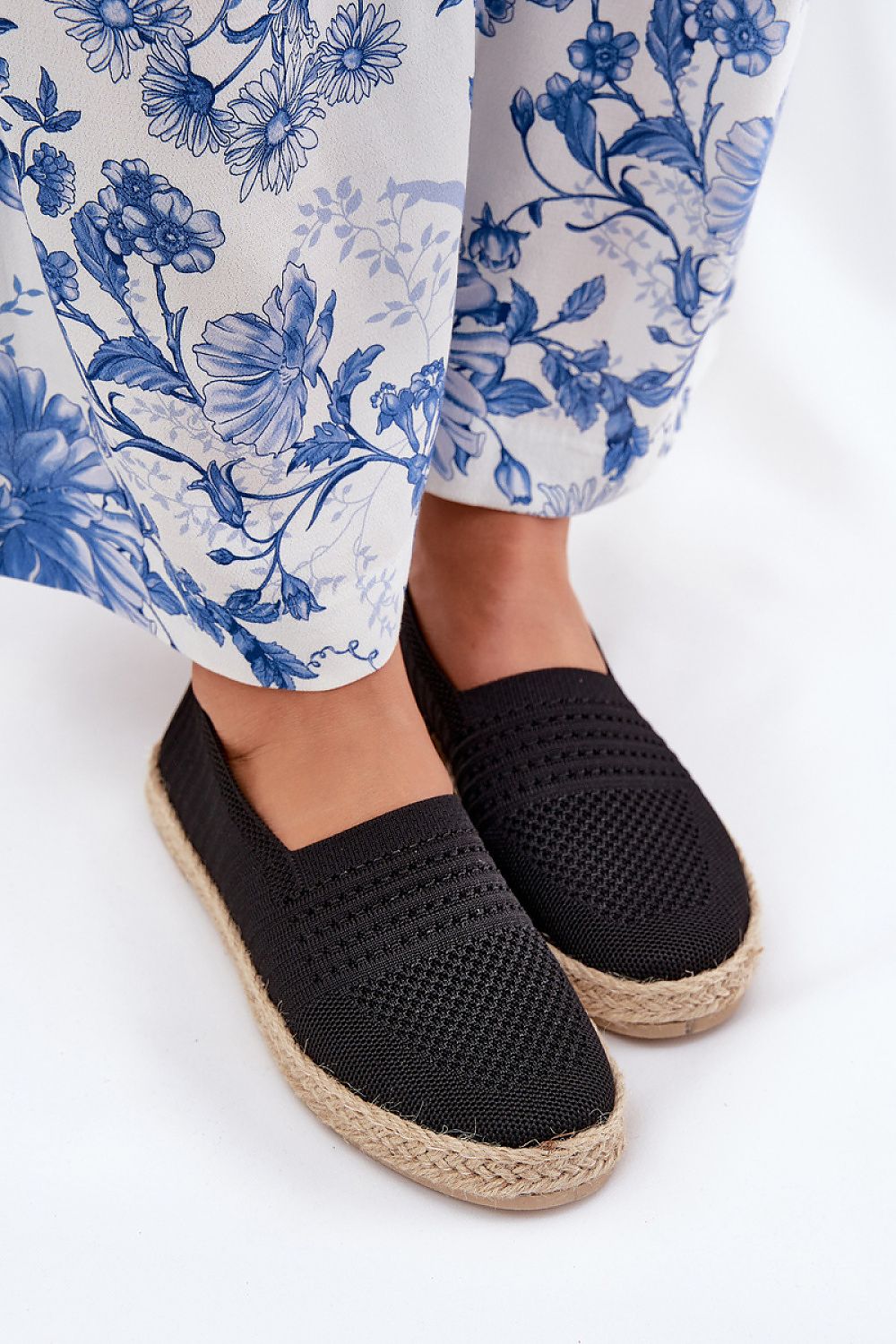 Espadrille Step in style til dame fra MS StyleHaven, laget av Bomull; polyester, farge beige, størrelse 41, med 45720 ermer, perfekt til casual; dress