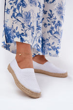 Espadrille Step in style til dame fra MS StyleHaven, laget av Bomull; polyester, farge Svart, størrelse 36, med 45720 ermer, perfekt til casual; dress
