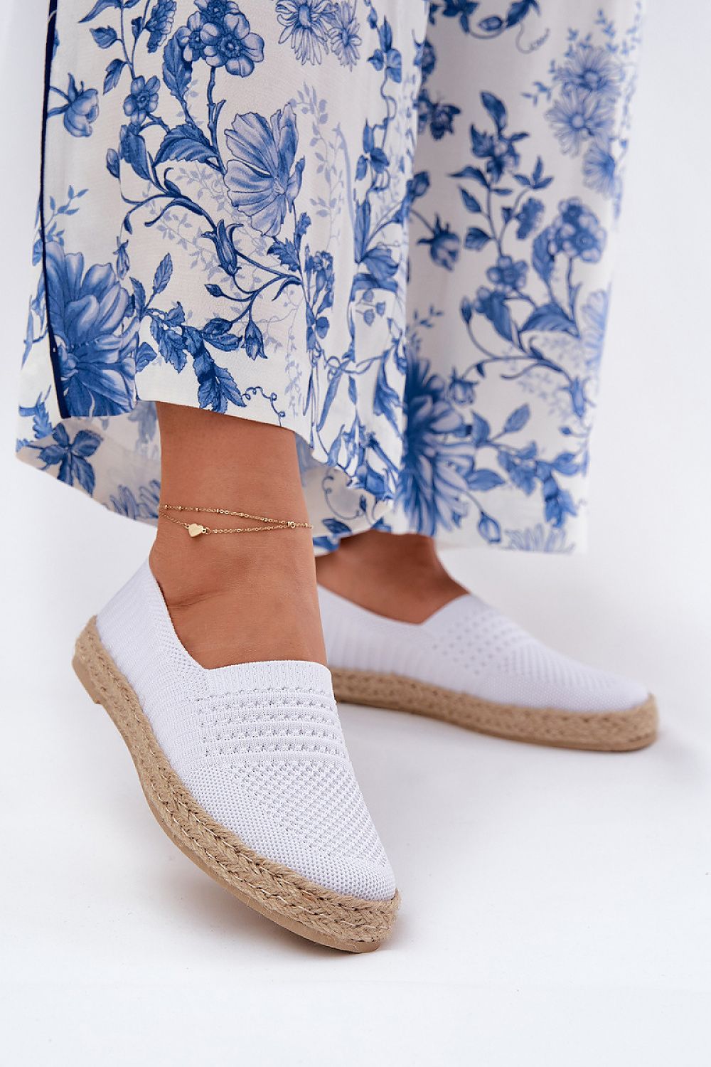 Espadrille Step in style til dame fra MS StyleHaven, laget av Bomull; polyester, farge Svart, størrelse 36, med 45720 ermer, perfekt til casual; dress
