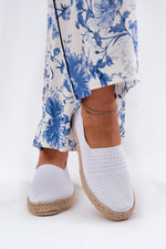 Espadrille Step in style til dame fra MS StyleHaven, laget av Bomull; polyester, farge Svart, størrelse 38, med 45720 ermer, perfekt til casual; dress