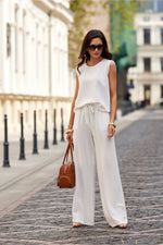 Damebukser Roco Fashion til dame fra MS StyleHaven; stÃ¸rrelse 40; med short; bukselengde long; kjolelengde mini; kjolestil wrap