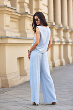 Damebukser Roco Fashion til dame fra MS StyleHaven; stÃ¸rrelse 40; med short; bukselengde long; kjolelengde mini; kjolestil wrap