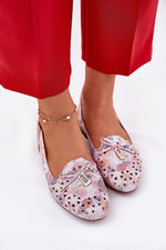ballerina-sko Step in style til dame fra MS StyleHaven, laget av Bomull; polyester, farge Gul, størrelse 36, med 45720 ermer, perfekt til casual; dress