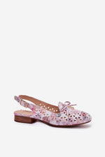 ballerina-sko Step in style til dame fra MS StyleHaven, laget av Bomull; polyester, farge Gul, størrelse 37, med 45720 ermer, perfekt til casual; dress