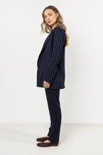 Jakke awama til dame fra MS StyleHaven, laget av Viskose, farge Marineblå, størrelse M, med short ermer, perfekt til casual; dress