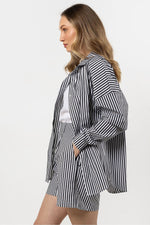 Langermet skjorte awama til dame fra MS StyleHaven, laget av Bomull, farge Svart, størrelse L/XL, med short ermer, perfekt til casual; dress