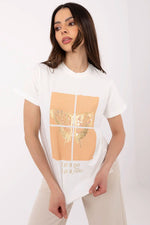 T-skjorte - FP til dame fra MS StyleHaven, størrelse s, med short, bukselengde long, kjolelengde mini, kjolestil wrap