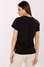 T-skjorte - FP til dame fra MS StyleHaven, størrelse M, med short, bukselengde long, kjolelengde mini, kjolestil wrap