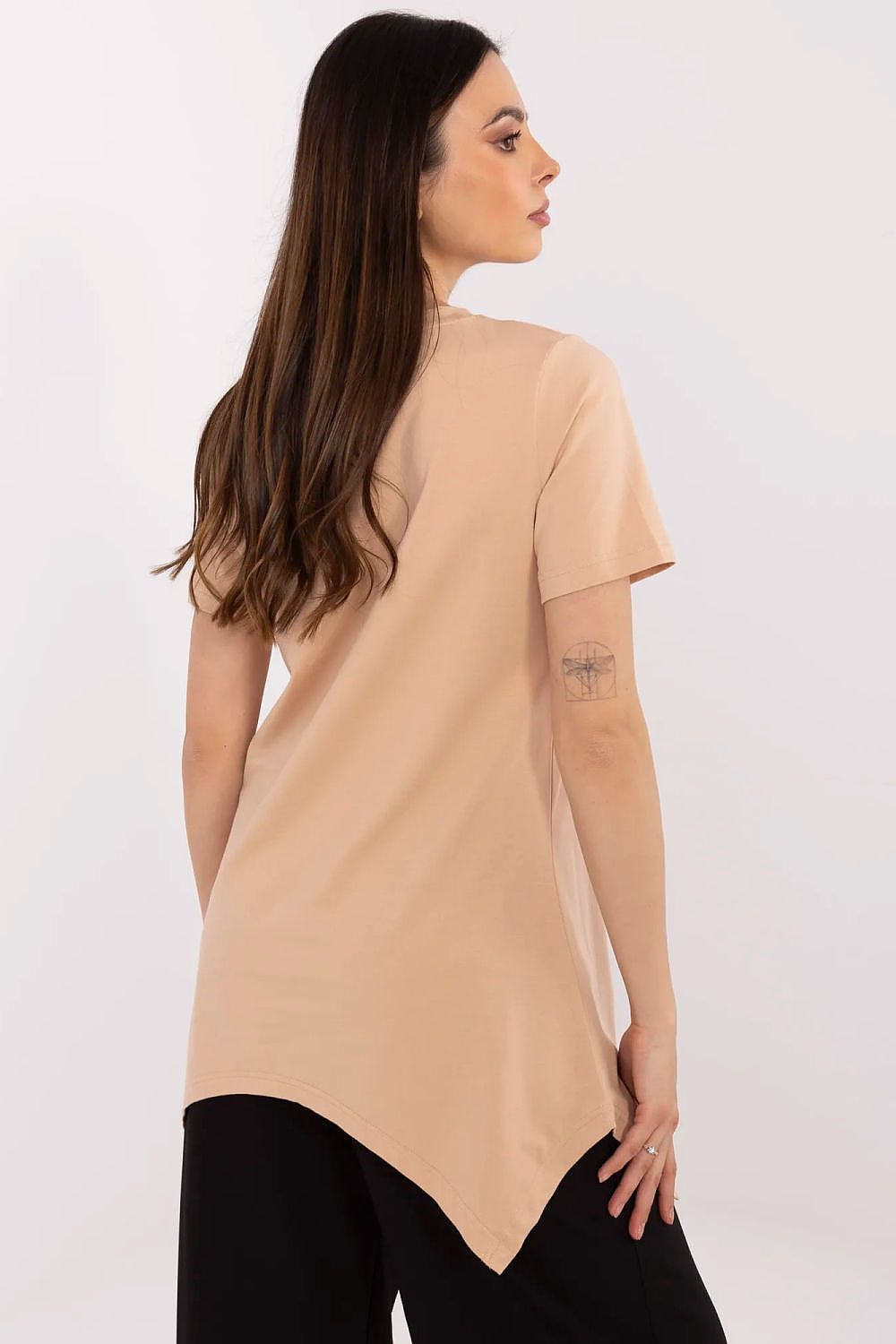 Trendy Damebluse - FP til dame fra MS StyleHaven, størrelse s, med short, bukselengde long, kjolelengde midi, kjolestil wrap
