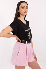 Hverdags komfort T-shirt - FP til dame fra MS StyleHaven, størrelse M, med short, bukselengde long, kjolelengde midi, kjolestil wrap