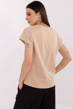 Hverdags komfort T-shirt - FP til dame fra MS StyleHaven, størrelse M, med short, bukselengde long, kjolelengde midi, kjolestil wrap