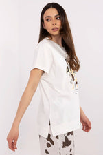 Trendy touch Blouse - FP til dame fra MS StyleHaven, størrelse L/XL, med short, bukselengde long, kjolelengde midi, kjolestil wrap