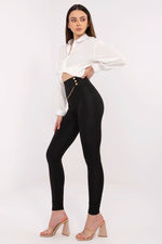 Long leggings - FP til dame fra MS StyleHaven, størrelse XL, med short, bukselengde long, kjolelengde midi, kjolestil wrap