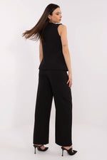 Sett Italy Moda til dame fra MS StyleHaven, størrelse s, med short, bukselengde long, kjolelengde midi, kjolestil wrap