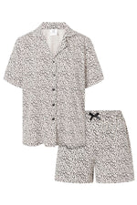 Pyjamas Momenti Per Me til dame fra MS StyleHaven, laget av Bomull, farge beige, størrelse M, med 45720 ermer, perfekt til casual; dress