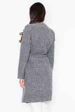 Høstkåpe Oversize - Figl til dame fra MS StyleHaven, laget av fleece; Viskose; polyester, farge Svart, størrelse XL, med long ermer, perfekt til casual; dress