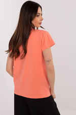 Utmerket  Dame T-skjorte - FP til dame fra MS StyleHaven, størrelse M, med short, bukselengde long, kjolelengde mini, kjolestil wrap