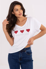 Dame T-skjorte i casual stil - FP til dame fra MS StyleHaven, størrelse s, med short, bukselengde long, kjolelengde mini, kjolestil wrap