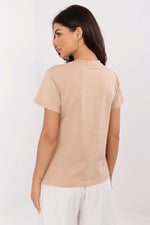 T-skjorte - FP til dame fra MS StyleHaven, størrelse s, med short, bukselengde long, kjolelengde mini, kjolestil wrap