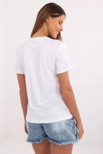 Bomull T-skjorte til Dame - FP til dame fra MS StyleHaven, størrelse XL, med short, bukselengde long, kjolelengde mini, kjolestil wrap