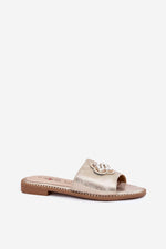 Flip-flops Step in Style til dame fra MS StyleHaven, laget av Bomull, farge Gul, størrelse 37, med short ermer, perfekt til dress; casual