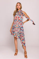 Dagkjole Moe til dame fra MS StyleHaven, laget av polyester, farge Flerfarget, størrelse S/M, med sleeveless ermer, knee lengde, kjolestil sheath, perfekt til dress