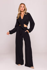 Komfortable Damebukse - Moe til dame fra MS StyleHaven, laget av polyester, farge Fiolett, størrelse M, med long ermer, perfekt til dress