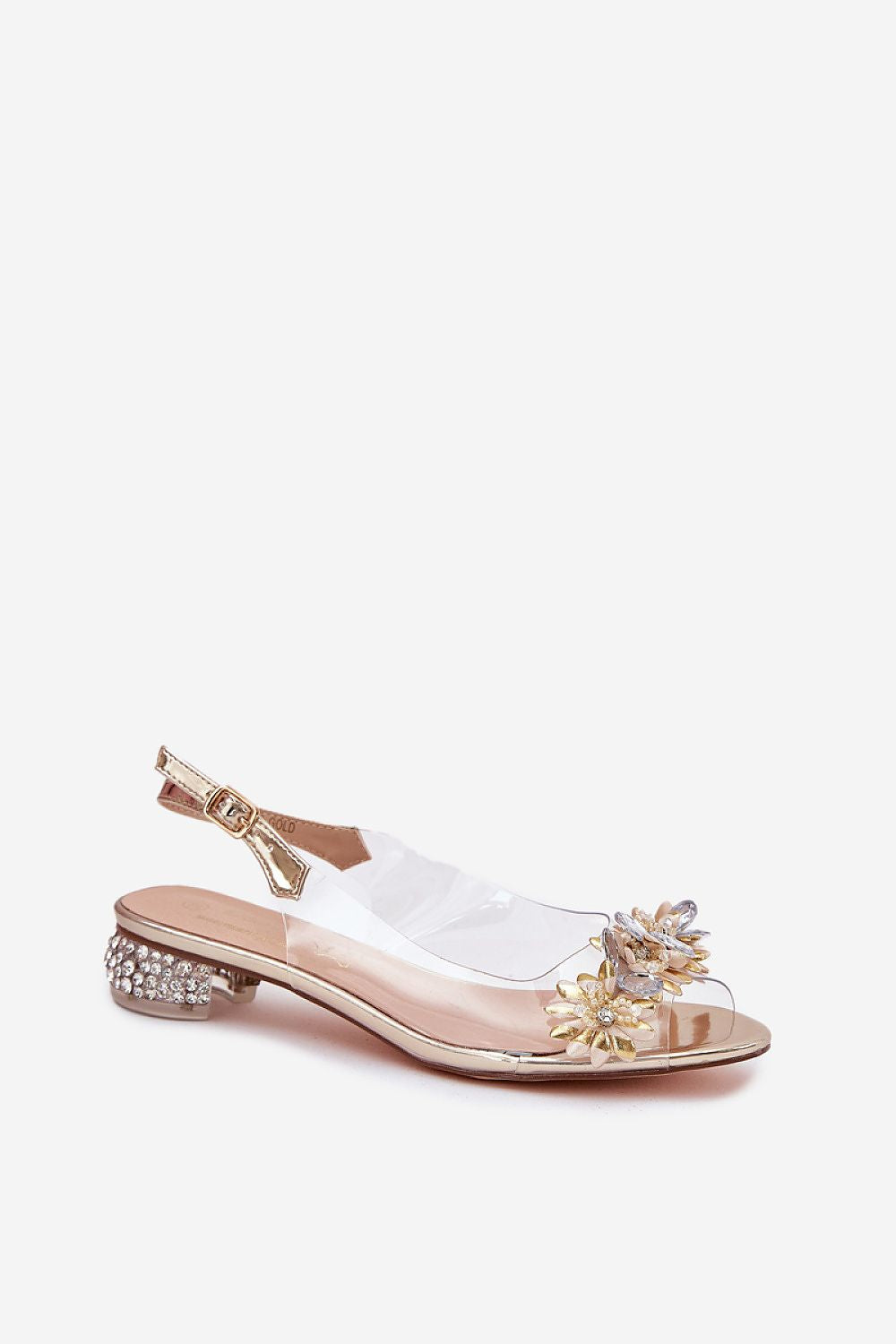 Hælsandaler Step in style til dame fra MS StyleHaven, laget av Bomull, farge Svart, størrelse 40, med short ermer, perfekt til dress