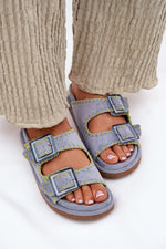 Flip-flops Step in Style til dame fra MS StyleHaven, laget av Bomull, farge Brun, størrelse 38, med short ermer, perfekt til dress; casual