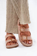 Flip-flops Step in Style til dame fra MS StyleHaven, laget av Bomull, farge Blå, størrelse 36, med short ermer, perfekt til dress; casual