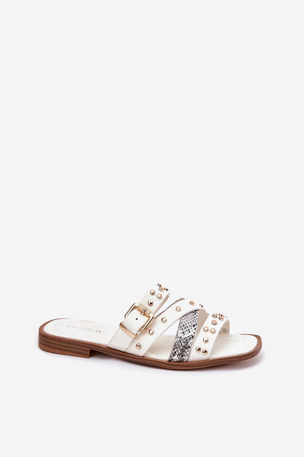 Flip-flops Step in Style til dame fra MS StyleHaven, laget av Bomull, farge Hvit, størrelse 37, med short ermer, perfekt til casual