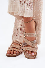 Flip-flops Step in Style til dame fra MS StyleHaven, laget av Bomull, farge Hvit, størrelse 41, med short ermer, perfekt til casual