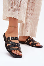 Flip-flops Step in Style til dame fra MS StyleHaven, laget av Bomull, farge beige, størrelse 36, med short ermer, perfekt til casual