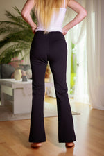 Damebukser Mirale til dame fra MS StyleHaven, laget av Bomull; Elastan-1, farge Svart, størrelse L, med long ermer, perfekt til dress