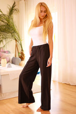 Damebukser Mirale til dame fra MS StyleHaven, laget av Bomull, farge Svart, størrelse M, med long ermer, perfekt til dress