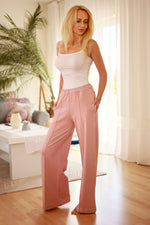 Damebukser Mirale til dame fra MS StyleHaven, laget av Bomull, farge Rosa, størrelse M, med long ermer, perfekt til dress